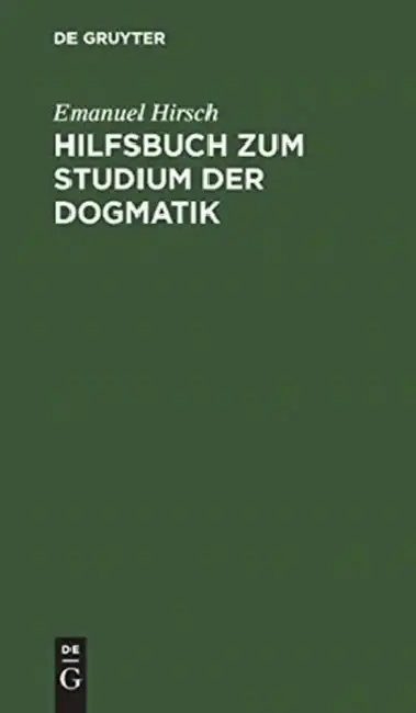 Cover of Hilfsbuch Zum Studium Der Dogmatik