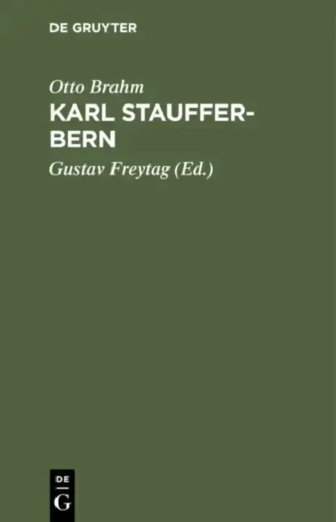 Cover of Karl Stauffer-Bern