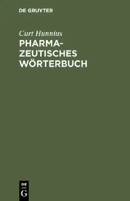 Cover of Pharmazeutisches Wörterbuch