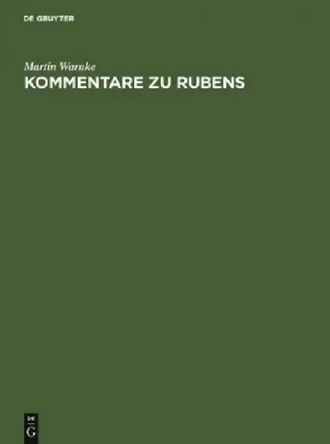 Cover of Kommentare zu Rubens