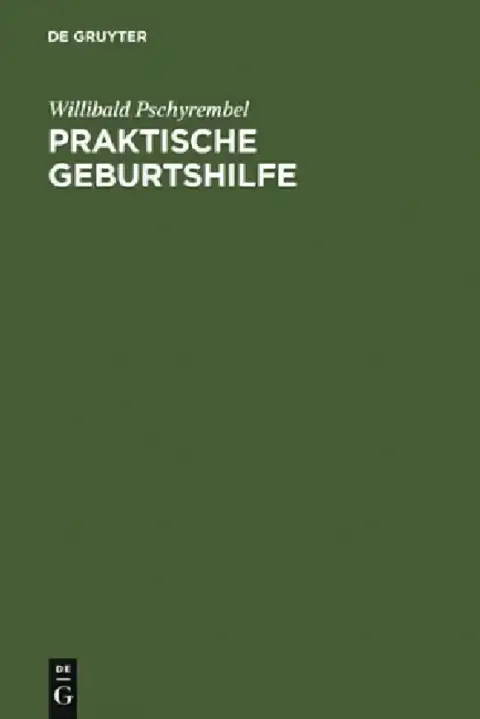 Cover of Praktische Geburtshilfe