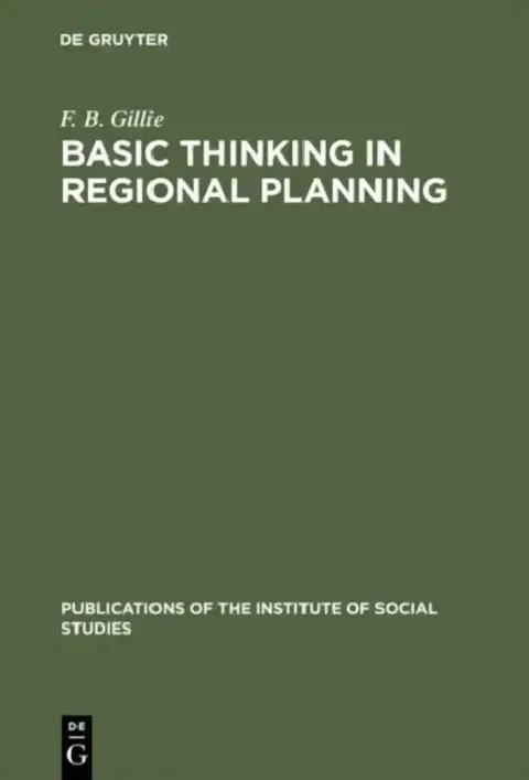 Cover of Basic Thinking in Regional Planning