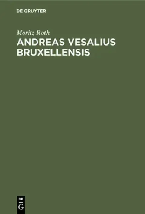 Cover of Andreas Vesalius Bruxellensis