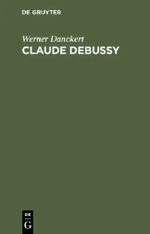Cover of Claude Debussy