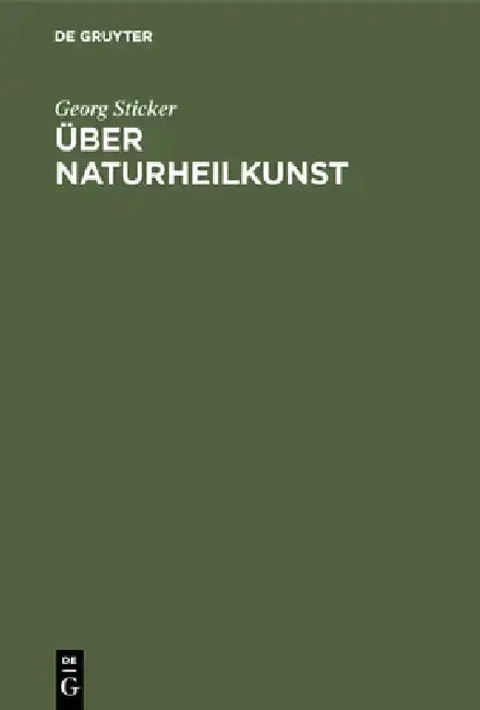 Cover of Über Naturheilkunst