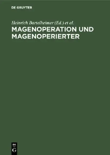 Cover of Magenoperation und Magenoperierter