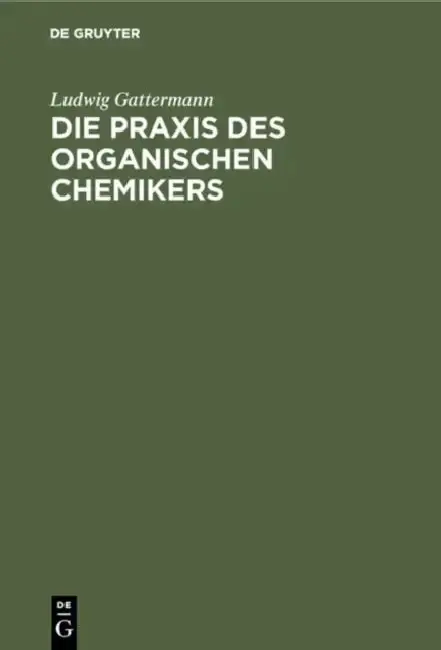 Cover of Die PRAXIS Des Organischen Chemikers
