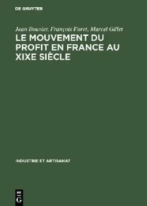 Cover of Le Mouvement Du Profit En France Au XIXe Siècle