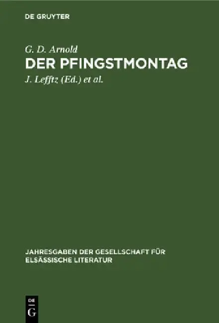 Cover of Der Pfingstmontag