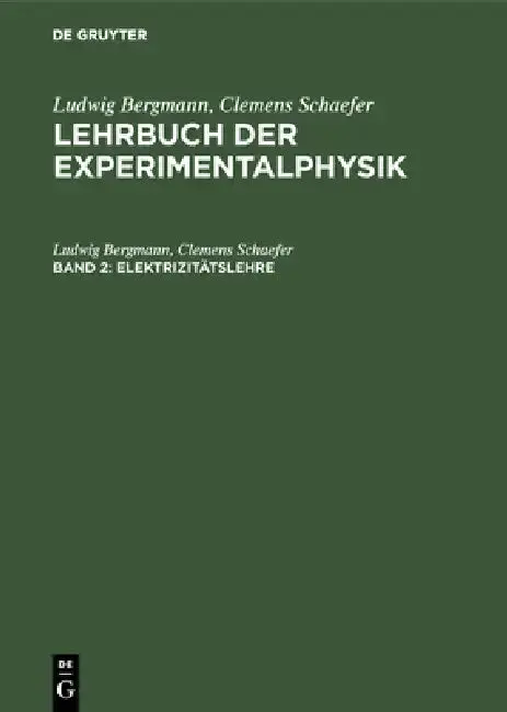 Cover of Elektrizitätslehre