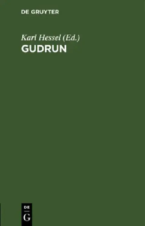 Cover of Gudrun