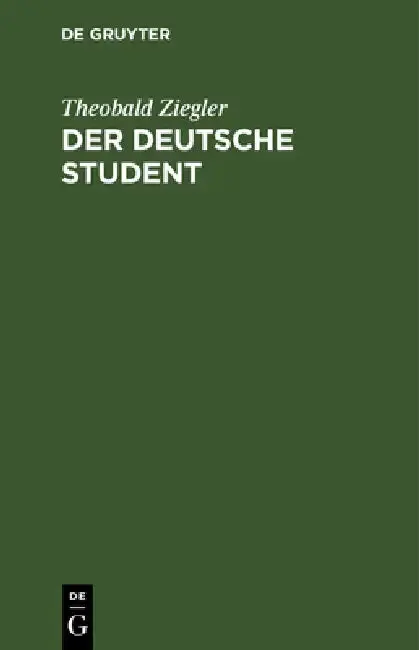 Cover of Der Deutsche Student