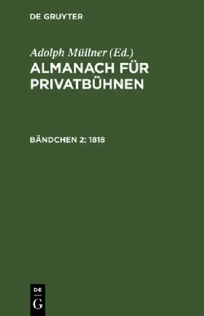 Cover of 1818