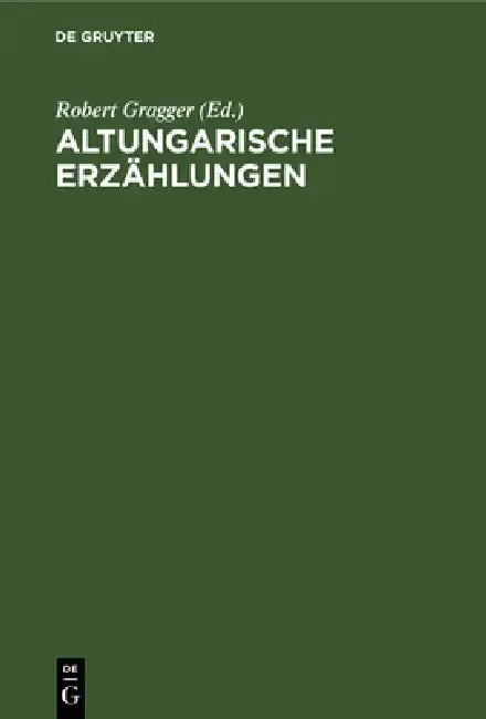 Cover of Altungarische Erzählungen