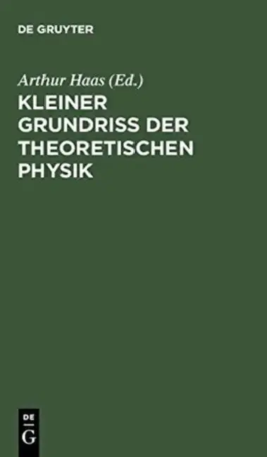 Cover of Kleiner Grundriss der theoretischen Physik