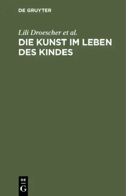 Cover of Die Kunst Im Leben Des Kindes