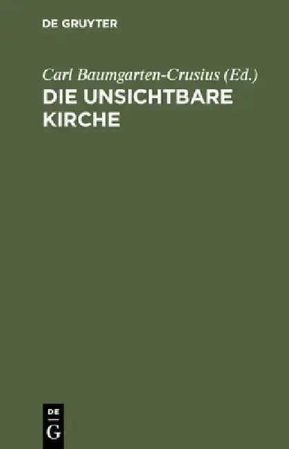 Cover of Die unsichtbare Kirche