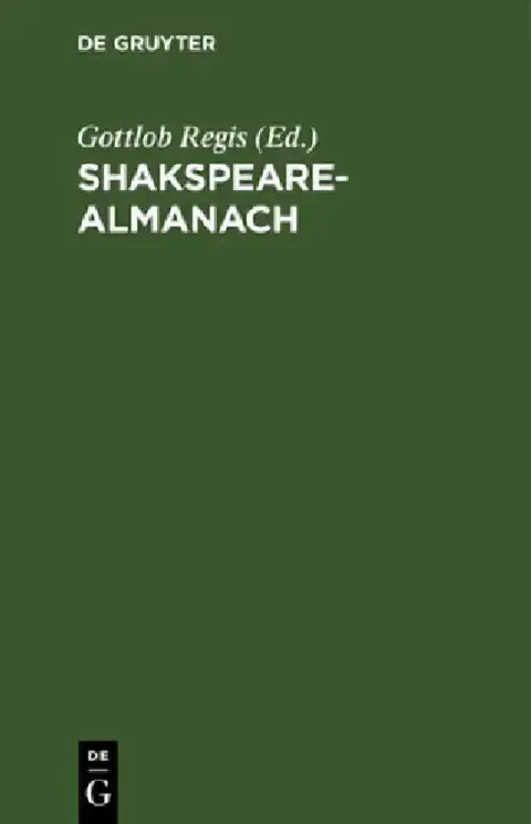 Cover of Shakspeare-Almanach