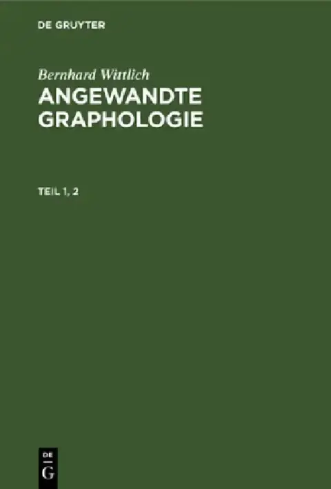 Cover of Bernhard Wittlich
