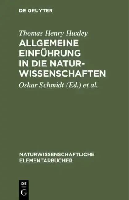 Cover of Allgemeine Einführung in die Naturwissenschaften