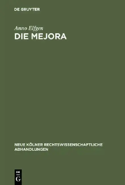 Cover of Die Mejora