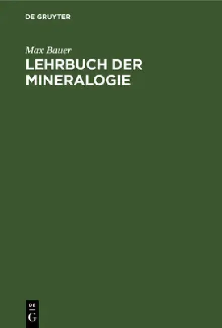 Cover of Lehrbuch der Mineralogie