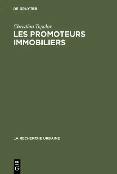 Cover of Les promoteurs immobiliers
