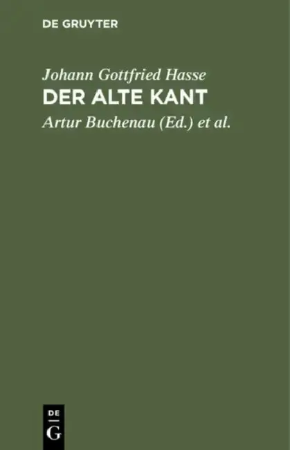 Cover of Der Alte Kant