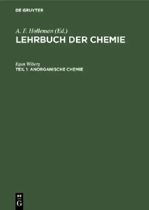 Cover of Anorganische Chemie