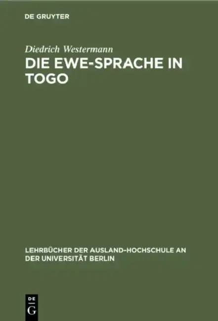 Cover of Die Ewe-Sprache in Togo