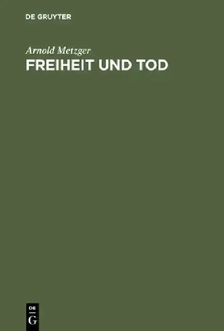 Cover of Freiheit und Tod