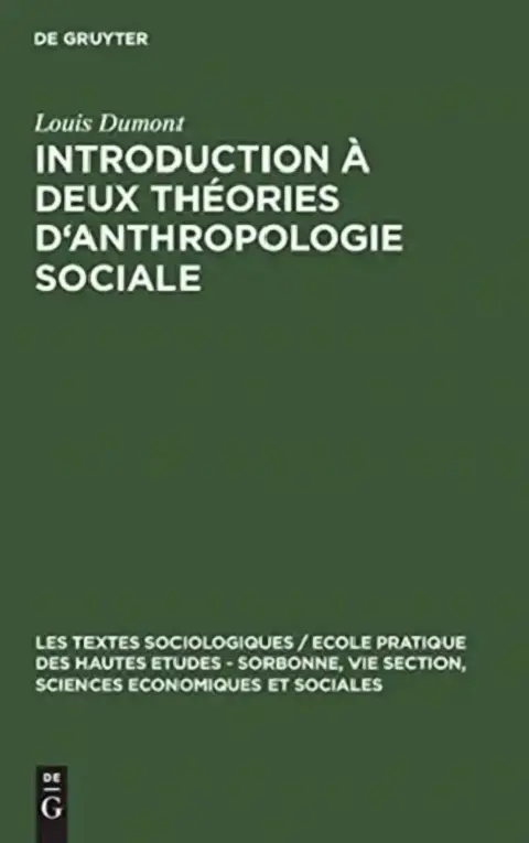 Cover of Introduction à deux théories d'anthropologie sociale
