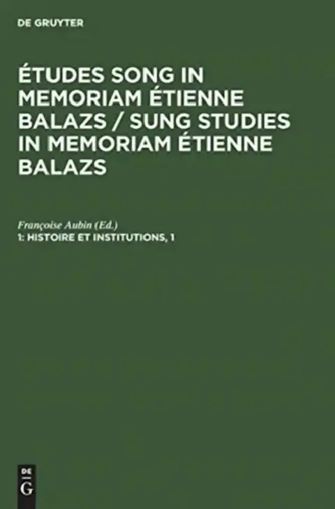 Cover of Histoire et institutions, 1