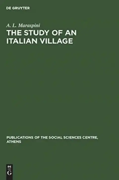 Cover of The Study of an Italian Village