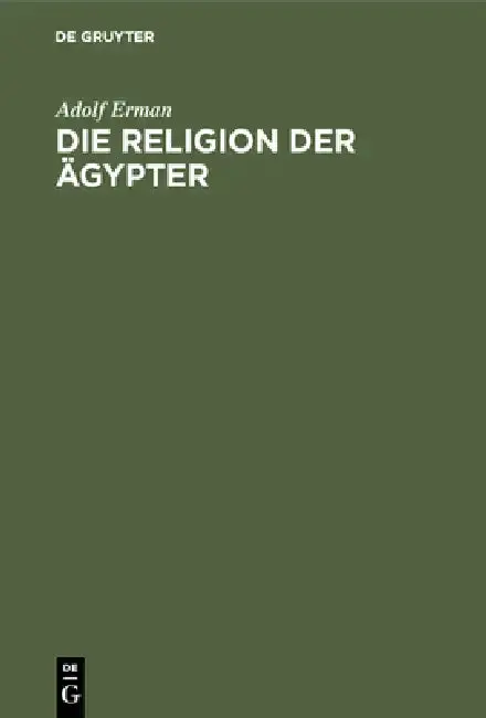 Cover of Die Religion der Ägypter