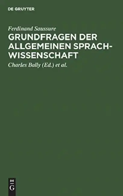 Cover of Grundfragen der allgemeinen Sprachwissenschaft