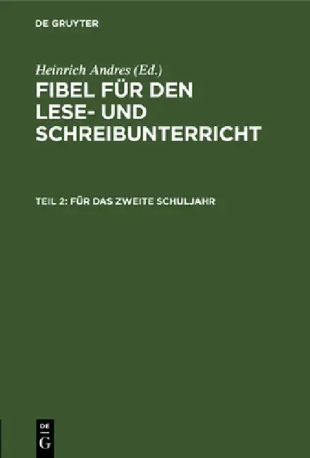 Cover of Für Das Zweite Schuljahr