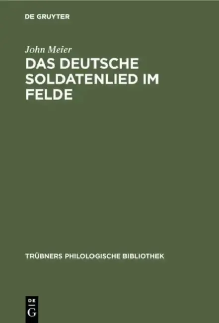 Cover of Das Deutsche Soldatenlied Im Felde