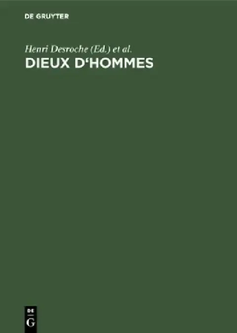 Cover of Dieux d'hommes