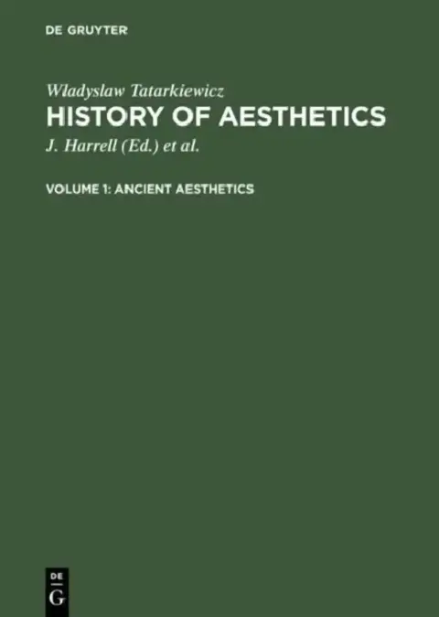 Cover of Ancient Aesthetics