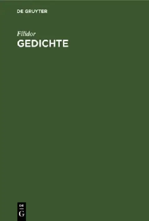 Cover of Gedichte