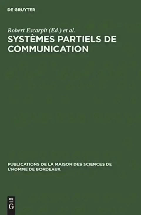 Cover of Systèmes partiels de communication