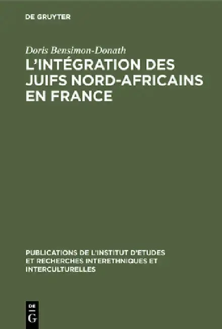 Cover of L'intégration des juifs nord-africains en France