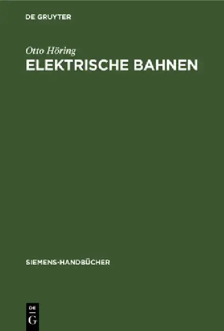 Cover of Elektrische Bahnen