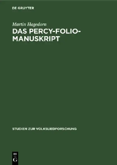 Cover of Das Percy-Folio-Manuskript