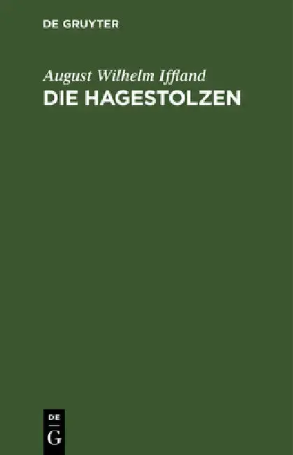 Cover of Die Hagestolzen