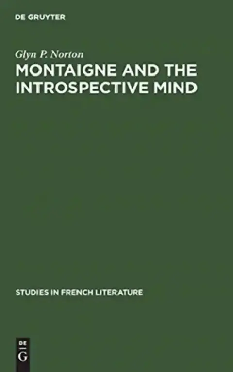 Cover of Montaigne and the Introspective Mind