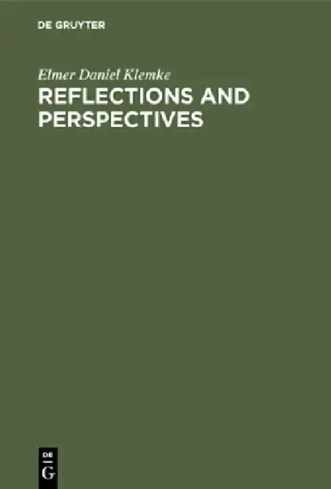 Cover of Reflections and Perspectives