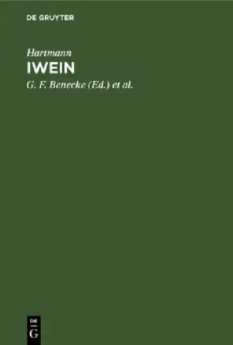 Cover of Iwein