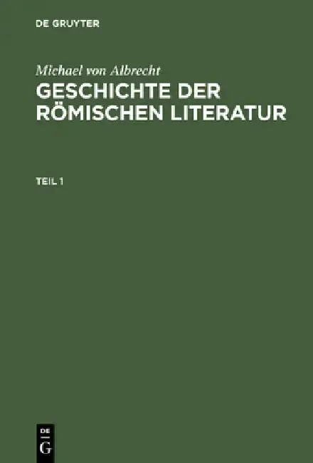 Cover of Michael Von Albrecht